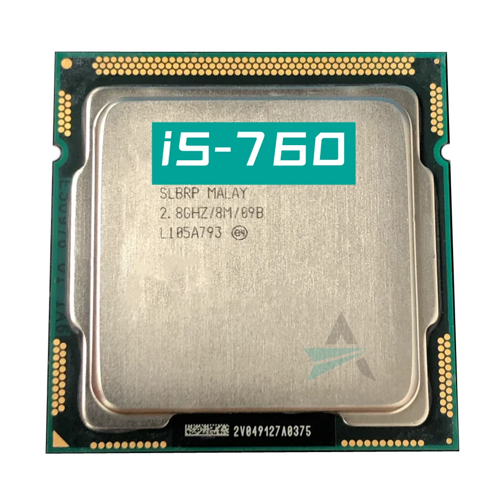 Processore Cpu Quad-Thread Core I5 760 2.8Ghz Quad-Core 8M 95W Lga 1156 I5-760