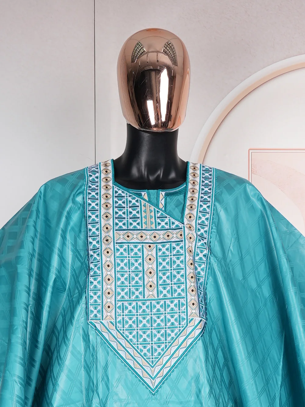 African Dress African Men Set H&D South African Traditional Wear Formal Attire Bazin Riche Dashiki Green Shirt Pants Robe Suit Agbada Men's wedding party