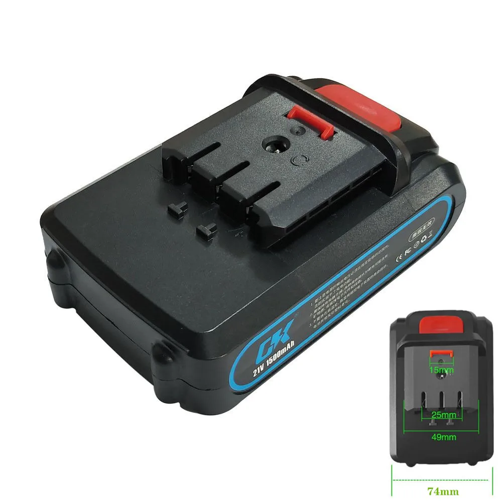 Batteria Al Litio 21V Cacciavite Elettrico Trapano A Mano Smerigliatrice Angolare Forbici Elettriche Batteria Al Litio 18650 Batteria Di Alimentazione