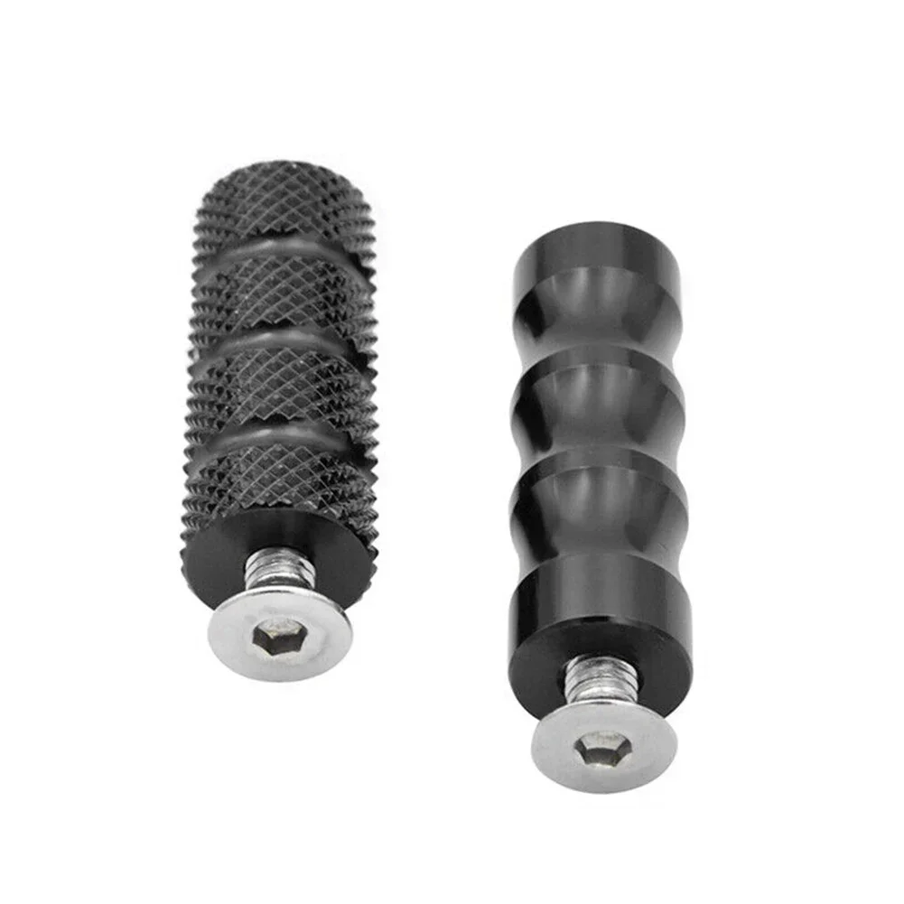 Suitable For 6mm Bolts Universal Motorcycle Gear Shift Lever Brake Pedal M6 Footpeg Shifter Footrests With Improved Fitment