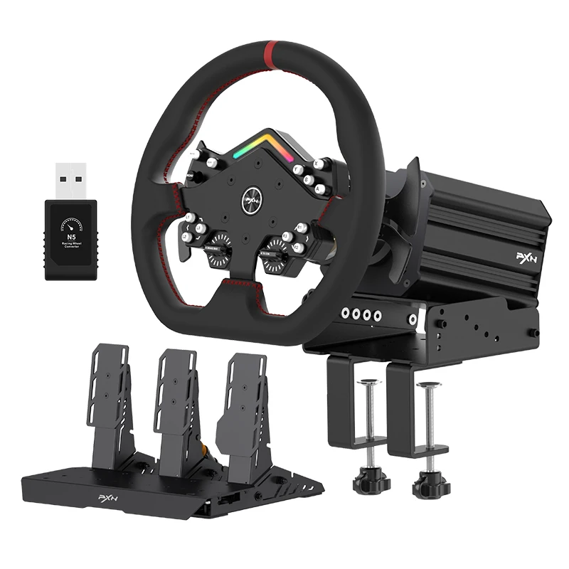 

PXN V12 lite Driving Force Racing Wheel Comes With Full Accessories and Warranty Of Year