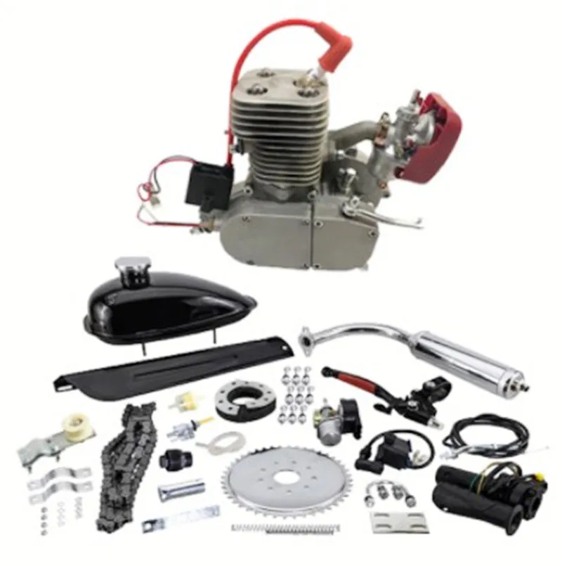 ESUM YD100 2 Stroke 100cc Bicycle Engine Kit For Petrol Gas Motorized Bike Moto Big Bore 50MM