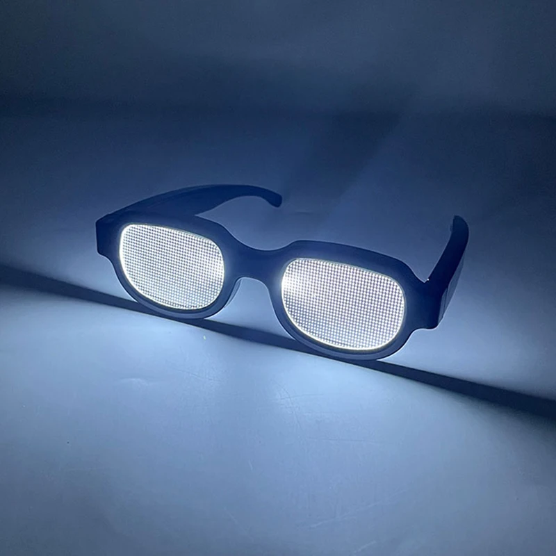LED Light-Up Glasses Cyberpunk Style Cosplay Accessory for Adults (Generic)
