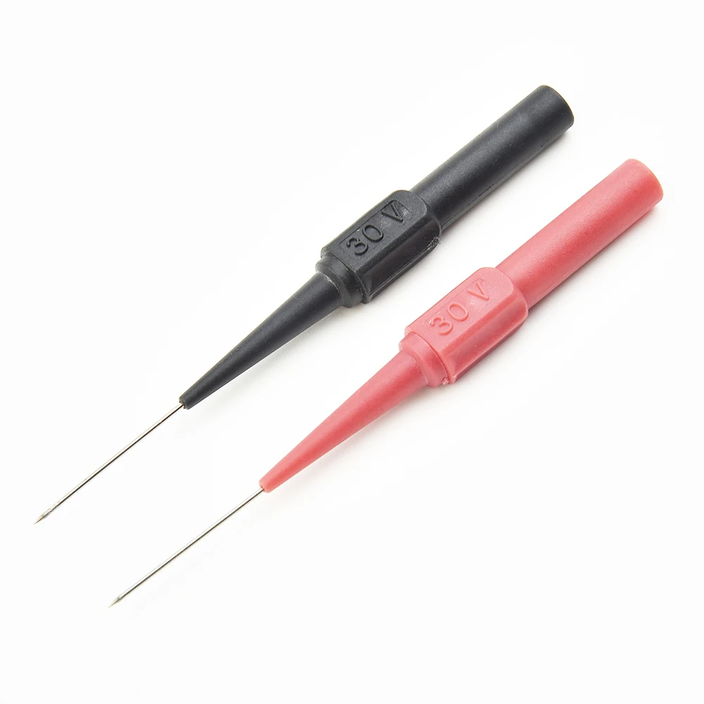 

2/10x 30V 1A Multimeter Pen Test Pin Test Probe Measuring Device Clamp Copper Test Lead Test Probes Plug Multimeters Accessories