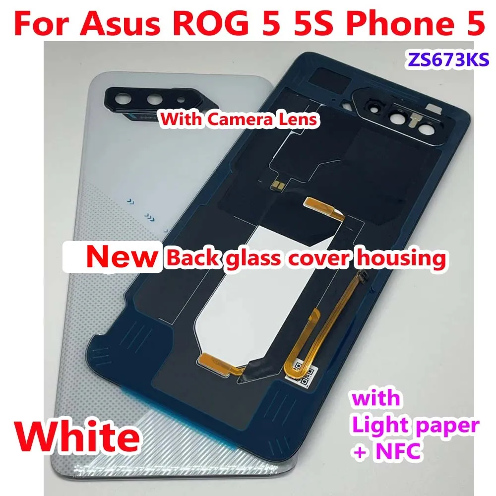Premium Rear Case with Glass Back and Camera Lens - Enhanced Durability and Design