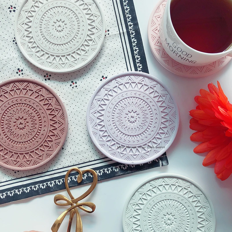 ARTCRAFTMOLDS Rosette Silicone Mold – For Soap, Resin, Clay, Wax, Plaster, 98x55x34mm