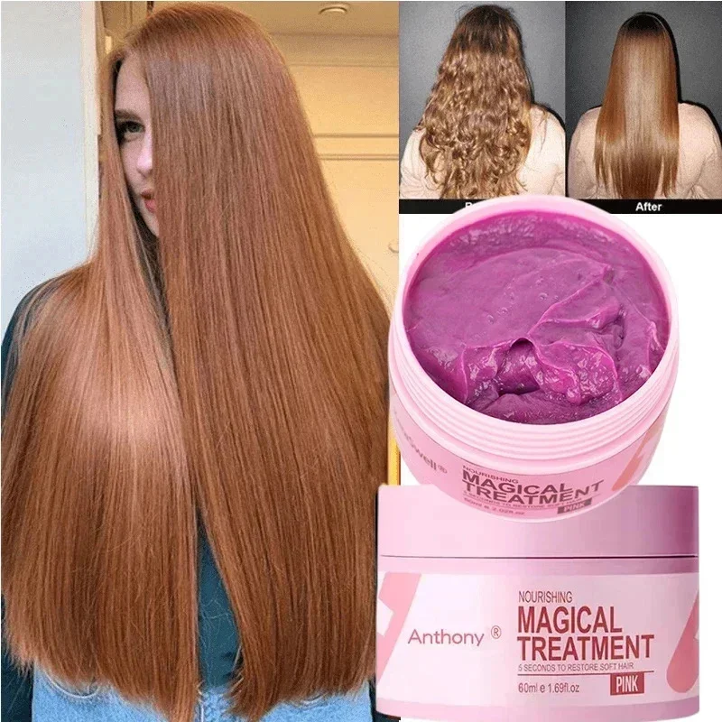 hair mask Magical Keratin Hair Mask 5 Seconds Repair Damaged Frizzy Hair Soft Smooth Shiny Nutrition Deep Moisturize Nourishing Care
