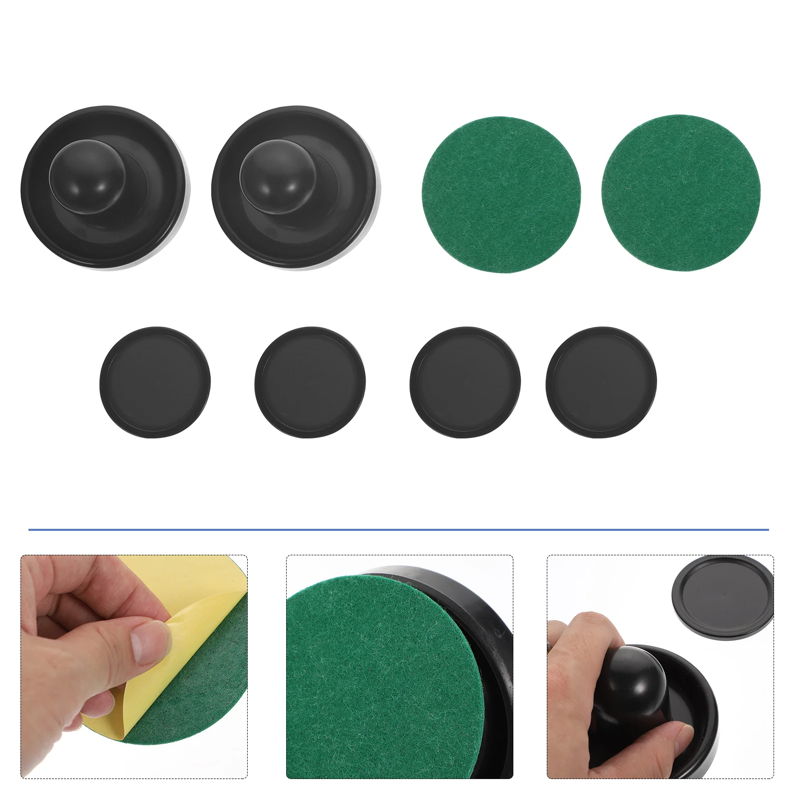 

Hockey Pucks Kit Accessories Funny Air Paddle Ice Puck Pusher Eco-friendly Plastic Pucks Child Gaming Table
