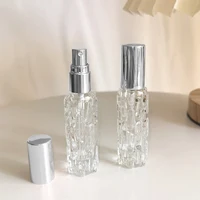 Bouteille de pulvérisation de parfum en verre de 10ml, tête de pulvérisation en aluminium, distributeur de parfum, bouteille vide à pression, 1 pièce 3