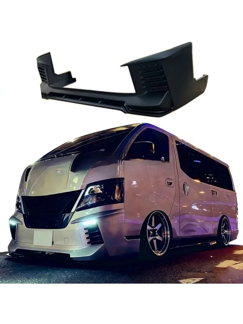 카라반 우반 NV350 E26 2012-2016 앞뒤 범퍼 키트 사이드 스커트 보닛 엔진 후드 그릴 개조 바디 키트 내로우 바디