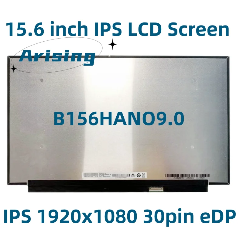 

15.6'' 400 cd/m² Laptop LCD Screen B156HAN09.0 NV156FHM-N4C FHD 1920*1080 100% sRGB EDP 30Pins Display Matrix Replacement