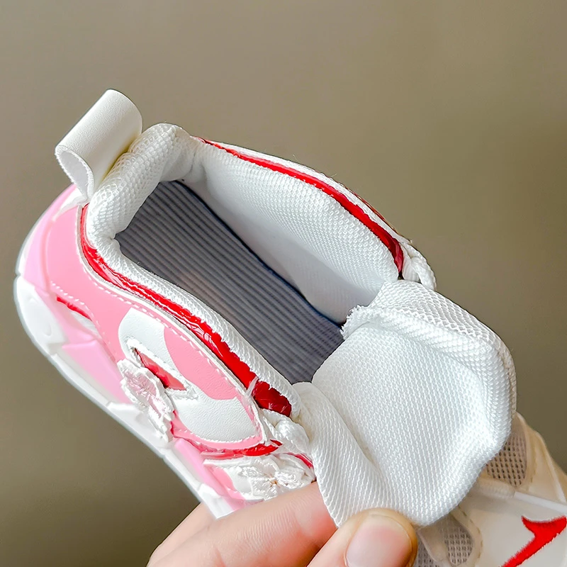 Brand 2024 New Summer Pink Chunky Sneakers Breathable Mesh Thick Sole Girls Sport Shoes Fashion Casual Dad Shoes Female Footwear 6