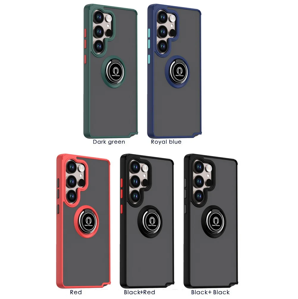 Rotatable Ring Phone Case With Car Holder For Samsung Galaxy_voghion.com
