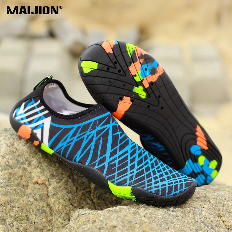 Zapatillas de Natación para y Mujer, Escarpines de Playa Unisex Secado Rápido, el Agua y para río| - AliExpress