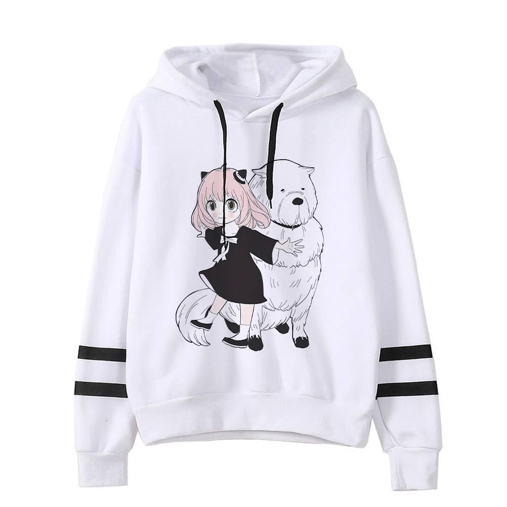 Anime Spy x Family Hoodie Frau Japanische Y2k Harajuku Kapuzenpullover Anya Forger Cartoon Grafik Hoodies Winter Pullover Top – Detail 13