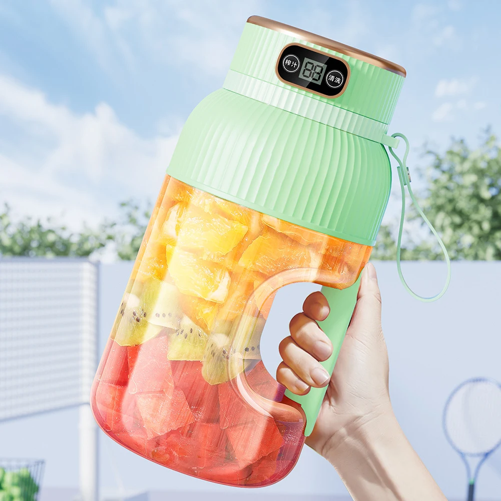 Fruit Juicer Cup Portable Electric Fruit Mixer Stirrng Cup Large Capacity Smoothie Quick Making Bottle Suitable Juice Production 4