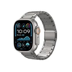 Luxury Titanium Strap - Magnetic Link Bracelet - Series 3 2 1 42MM (Titanium)