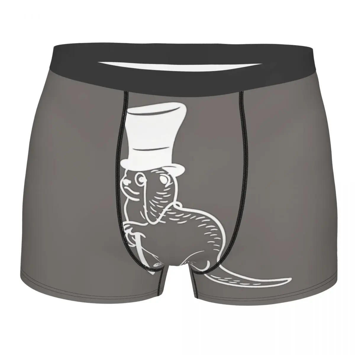 

В шляпе Monacle Fancy мужские боксеры нижнее белье Otter Pet Lover очень дышащая идея для подарка