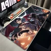 Genshin Impact Wriothesley Mouse Pad Non-Slip Edge locking mousepads Game play mats notebook computer Pad table mat PC carpet 4