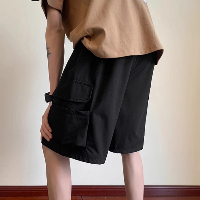 

Спортивные шорты мужские, модные повседневные брюки в стиле ретро, универсальные, в стиле Instagram