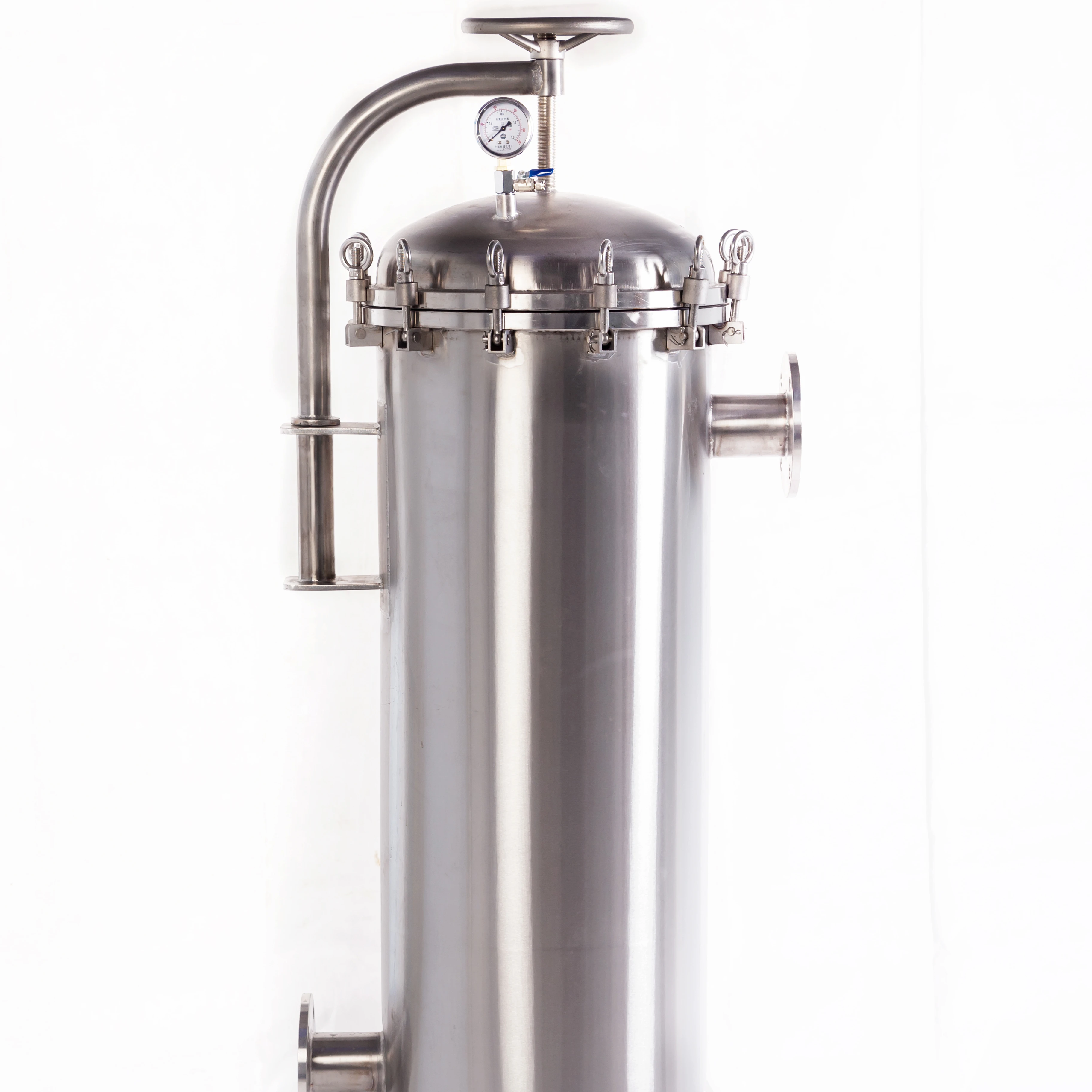 

Liquid oil wine paint filtration machine Stainless Steel 304 316L multi bag filter housing for water treatment