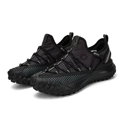 New Summer Breathable Hiking Shoes for Men Waterproof Non-slip Hiking Men's Sports Shoes Outdoor Black Rubber Trekking Sneakers