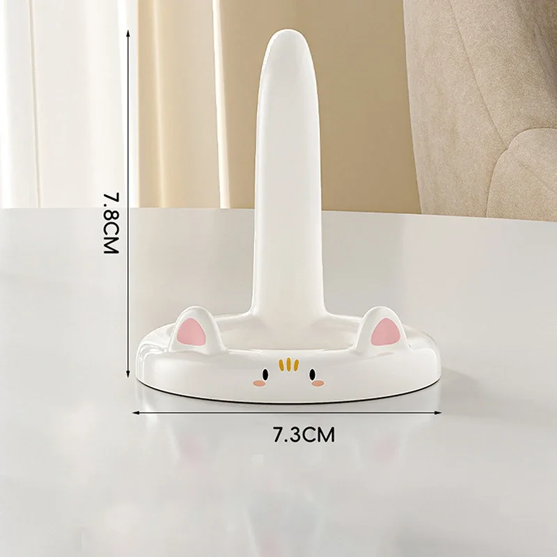 Charming Cartoon Cat Phone Stand: Creative Desktop Decor and Phone Holder