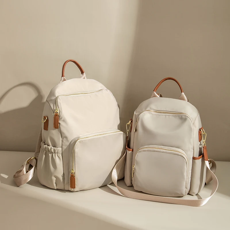 Stylish Backpacks for Women Anti Theft Travel Bags Contrast Colors Fashion Female Portable Backbags Water Resistant New Elegant 3