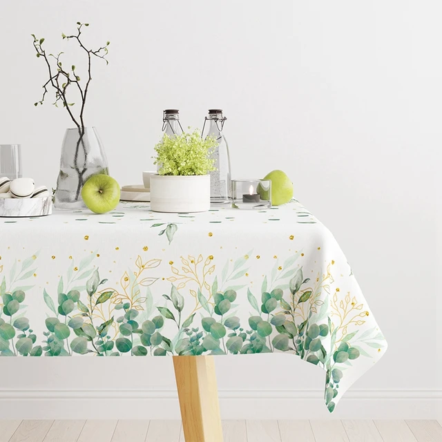 2 Tovaglie Safari Animali - Rettangolari 137x274cm, Verde, Impermeabili, Per Feste E Picnic - Foto 3