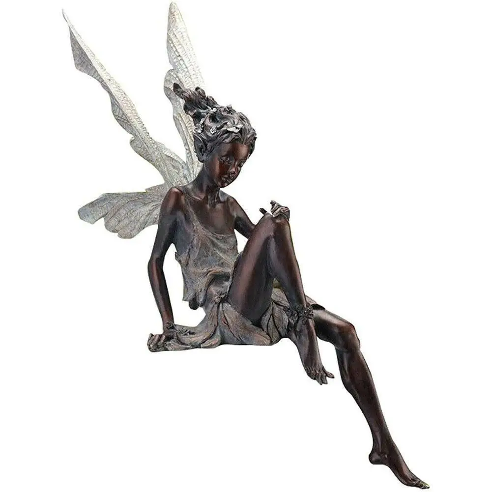 

Gardening Resin Fairy Statue Garden Ornament Resin Craft Yard Home Garden Decoration Outdoor Jardin Decor
