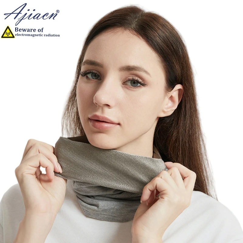 Silver Fiber Anti Radiation Scarf for EMF Protection