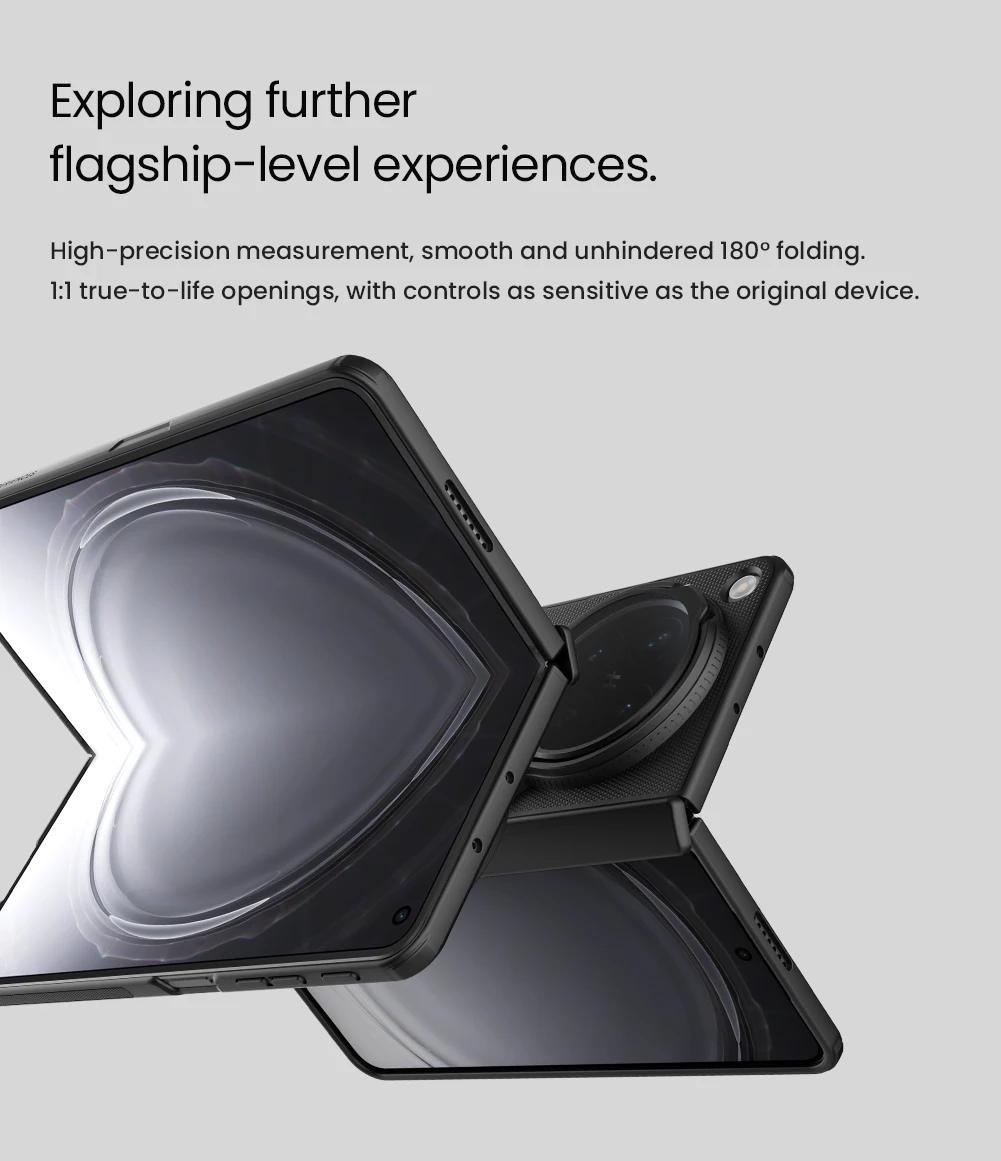 Nillkin Super Frosted Shield Prop | Camera Cover Stand, Magnetic, Hinge Protection, Shockproof Foldable Case