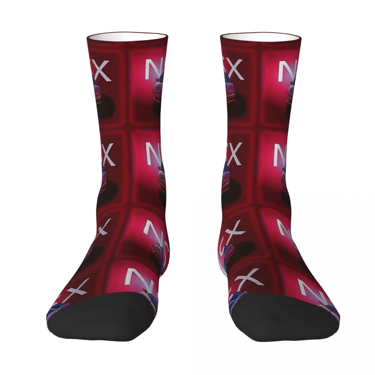 

RED NSX Car Racing Unisex Spring Summer Autumn Winter Socks Warm Happy Socks street style Crazy Sock
