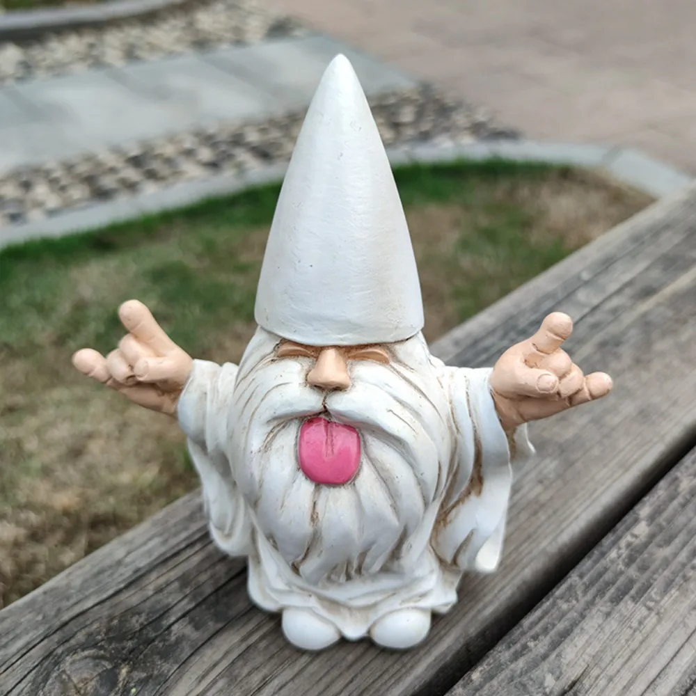 Creative Cartoon Gnome Resin Statue Ornaments Beautify Home Office Desktop Decorations resin statue,resin handicraft ornaments,resin ornament,resin ornaments