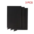 3 pcs Black