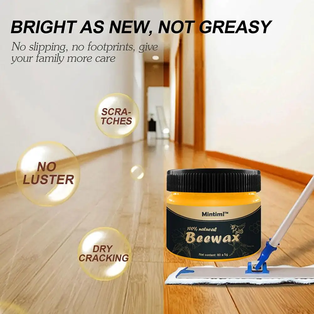 Nuovo Condimento Per Legno Cera D'Api Mobili Per La Casa Lucidatura Lucidatura Per Legno Pavimento Cera D'Api Cera Per La Cura Cera Di Legno Mobili Im