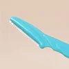 12Pcs Mix Color Eyebrow Razor Women Face and Body Safe Trimmer Hair Shaver Eye Brow Remover with Cover Small Makeup Tools Set 5
