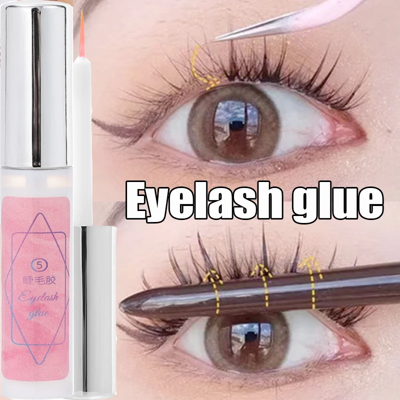 Professional Eyelash Glue Clear Waterproof Fast Dry False Eyelashes Makeup Adhesive Lash Lift Eyelash Extension Glue Cosmetics mini portable usb eyelash dryer air conditioning blower lashes glue fast dry fan mascara dryer eyelash extension makeup tools