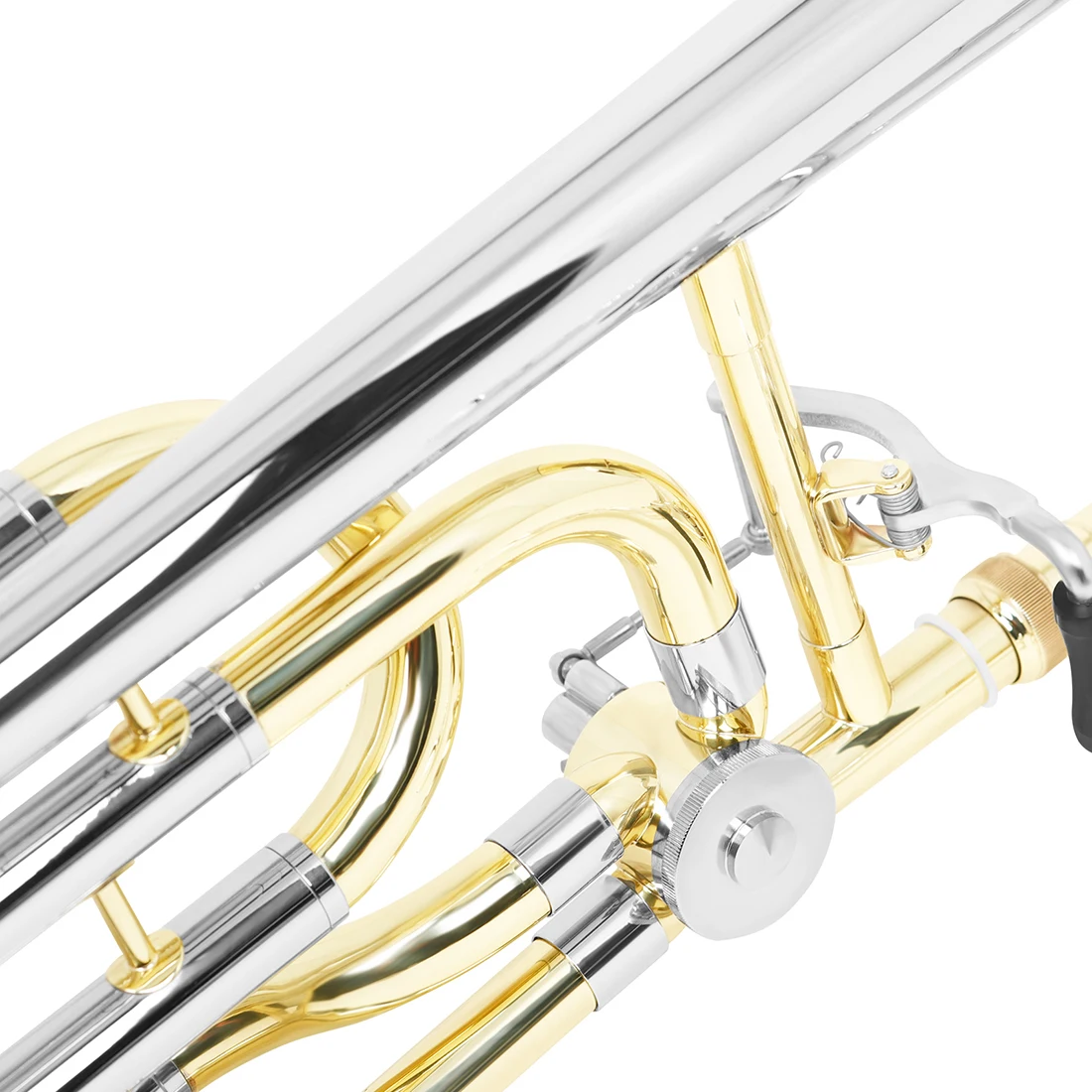 SLADE Tenor Trombone Bb Brass Lacquered Gold Plated Trombone With Case Mouthpiece Professional Brass Wind Musical Instrument