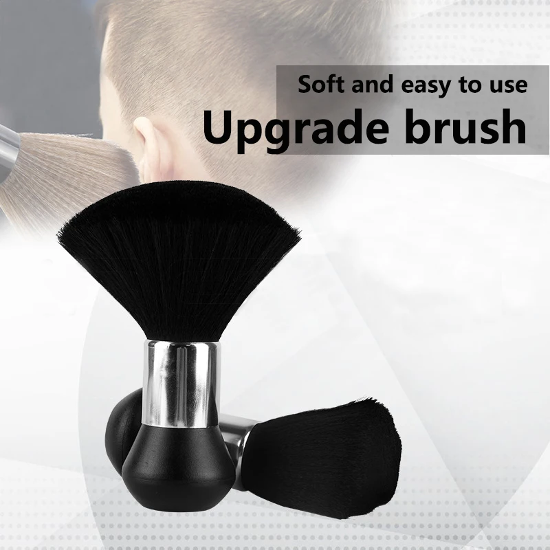 

1PC Professional Soft Black Neck Face Duster Brushes Barber Hair Clean Hairbrush Salon Cutting Hairdressing Styling Makeup Tool