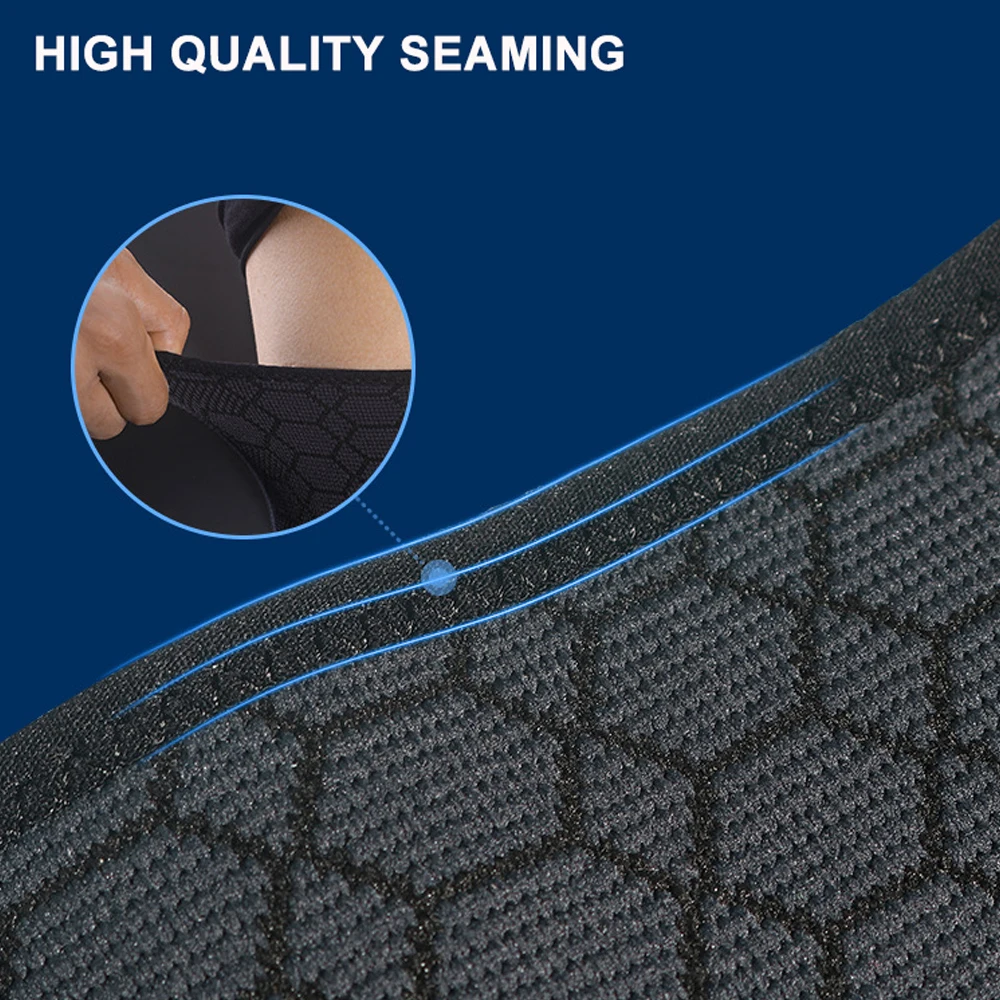 BraceTop 1 PC Thigh Compression Sleeves Quad and Hamstring Support Upper Leg Sleeves for Men Women Muscle Strain Leg Guard Brace