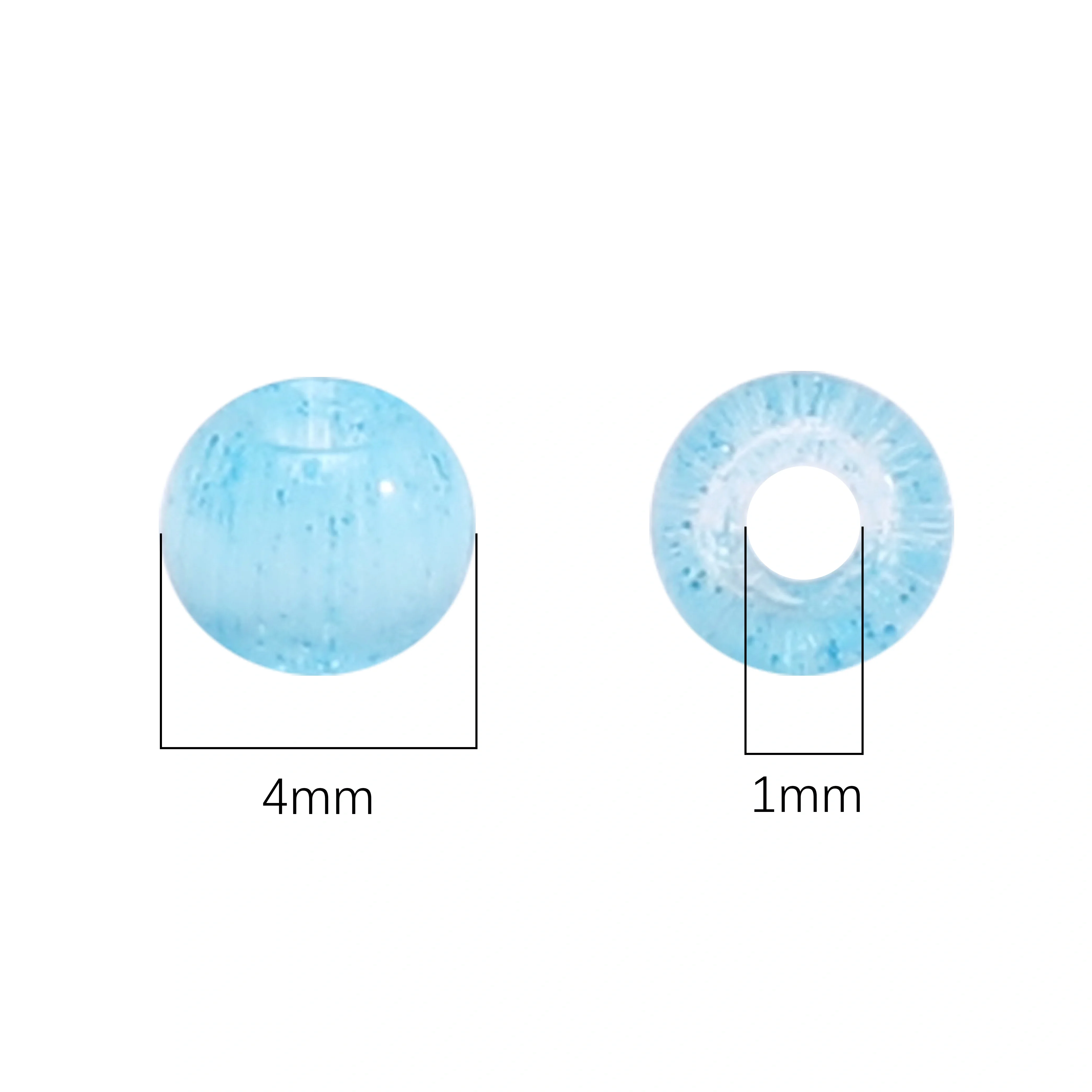Light Orange Cat Eye Glass Beads for DIY Jewelry and Accessories