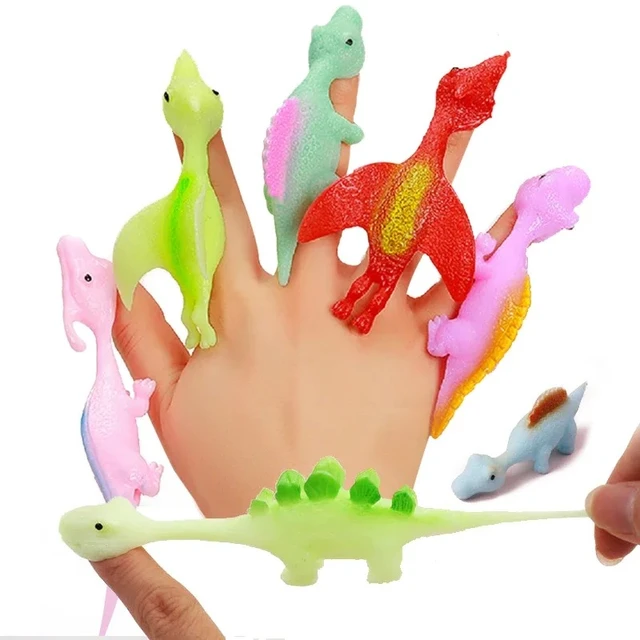 FUN LITTLE TOYS Dinosaur Finger Toys For Kids