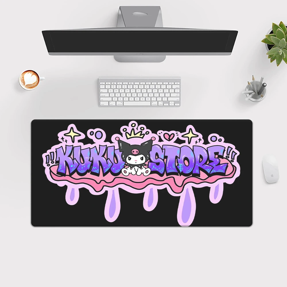 Large Mousepad XXL Kuromi Mouse Pad Keyboard Gaming Accessories Mouse Mats Game Office Computer PC Gamer Laptop Desk table mats