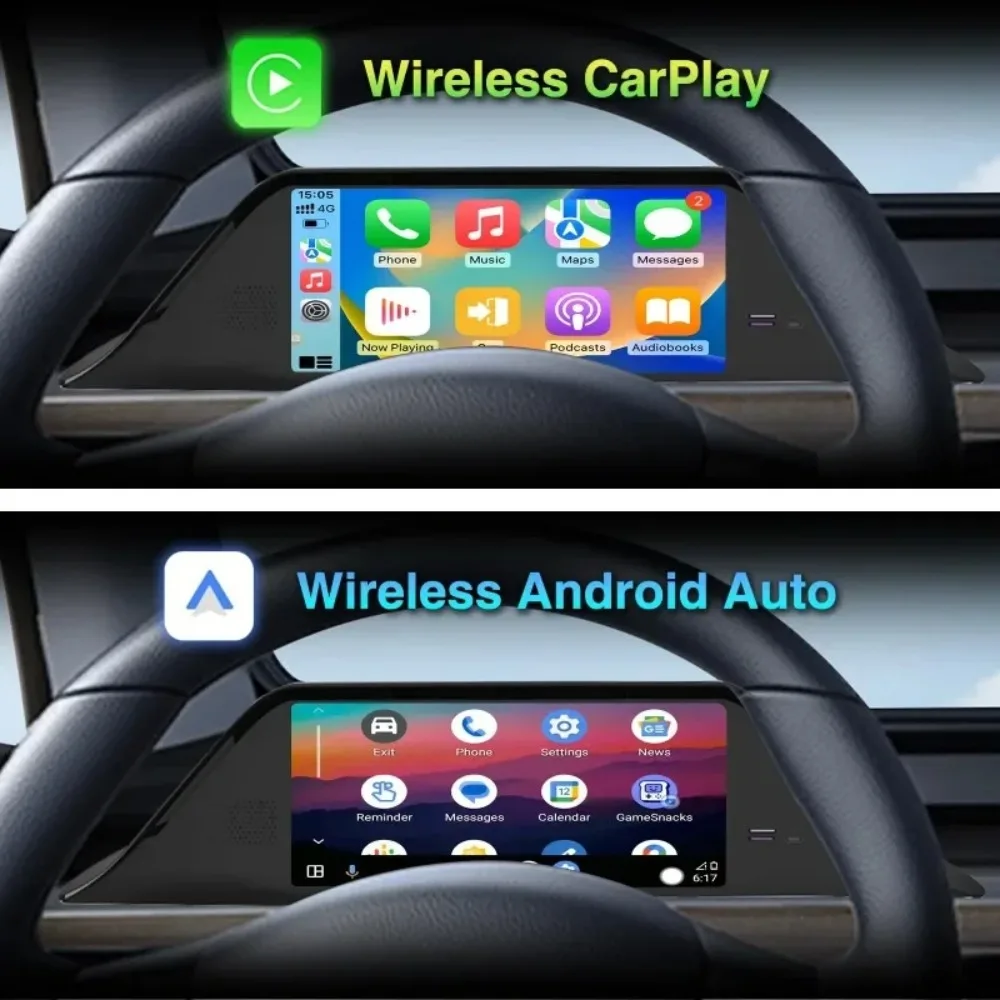 테슬라 모델 Y/3용 LCD 계기판 터치스크린 헤드업 디스플레이 (CarPlay, 안드로이드 오토, 운전자 모니터링 기능 포함) 신에너지 자동차