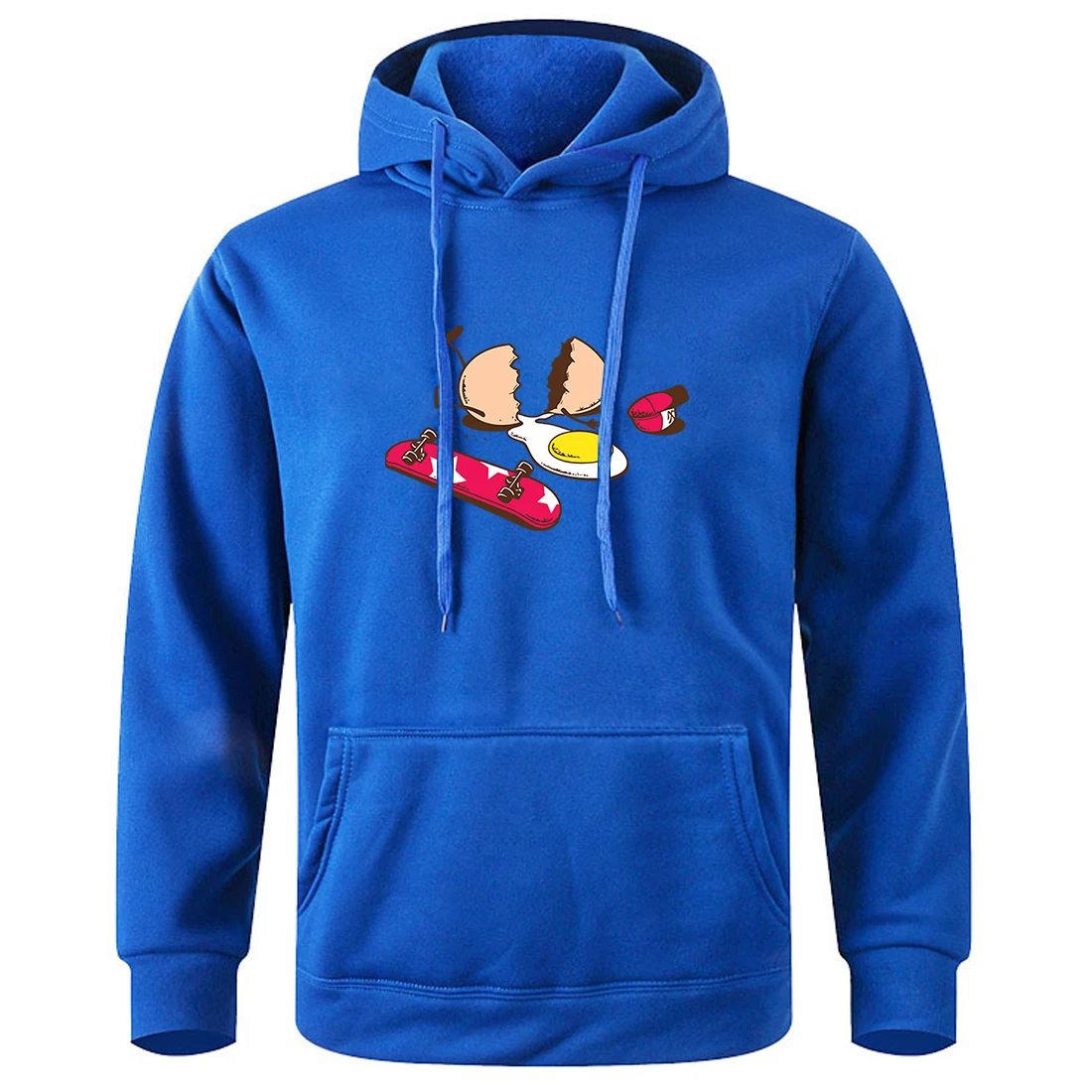 

Broken Eggs From A Skateboard Fall Hooded Man O-Neck Loose Casual Hoody Mens Basic Aesthetic Pullovers Classic Novelty Hoodies