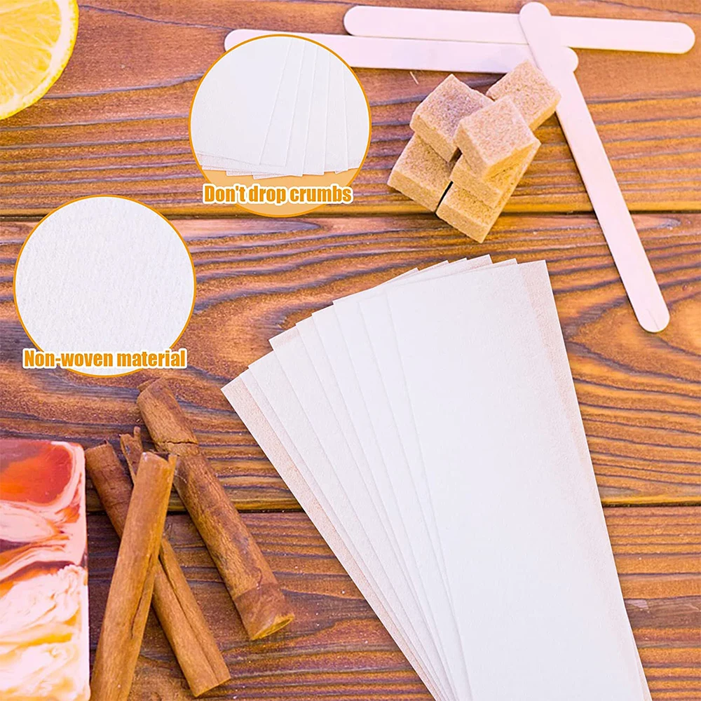 50/80/100Pcs Wax Band Hair Removal Depilation Strips Nonwoven Cloth Body Leg Arm Eyebrow Hair Remove Wax Paper Rolls Beauty Tool 5
