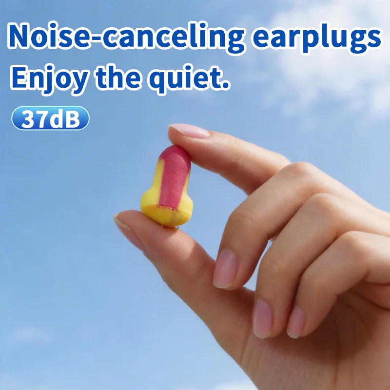 Sleep-Enhancing Noise-Blocking Earplugs - Maximum Sound Reduction & Ear Safety