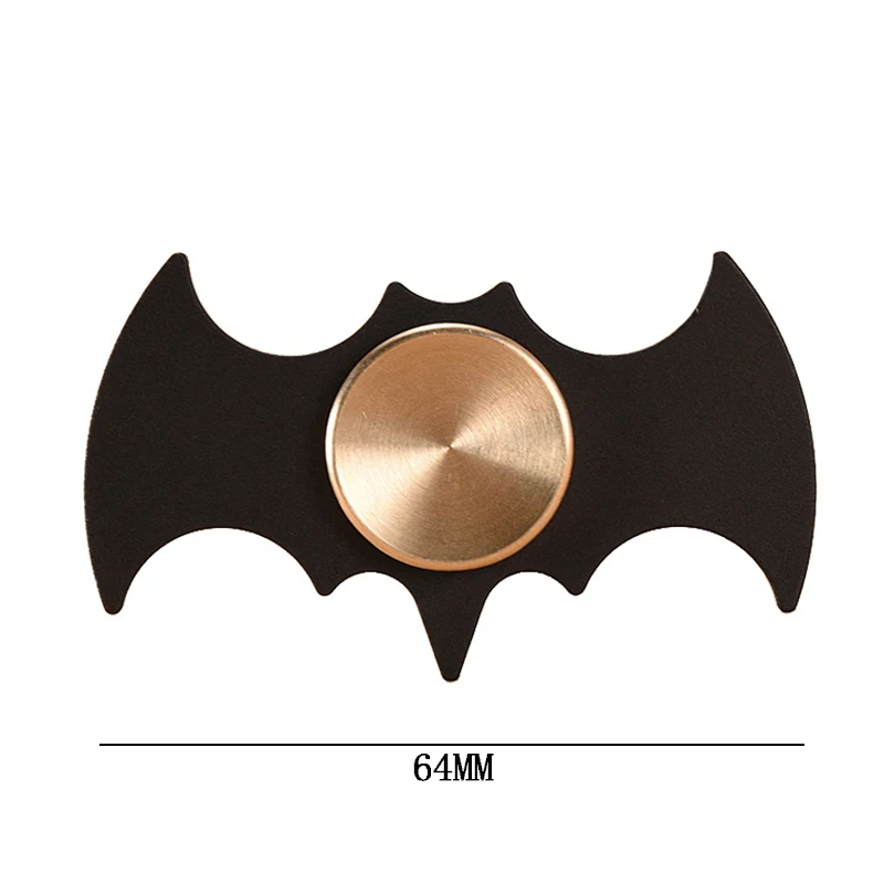 Bat Shaped Metal Fidget Spinner - High Quality Stress and Anxiety Relief Gadget