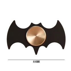 Bat Shaped Metal Fidget Spinner - High Quality Stress and Anxiety Relief Gadget (Bat Spinner)